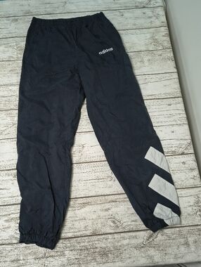 Vintage Adidas Track Pants Black Size Small